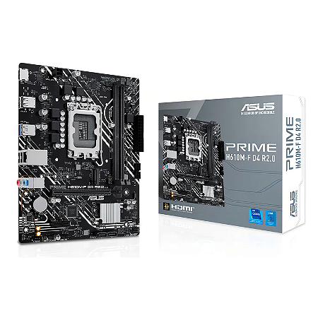 Placa Mae 1700p Asus Prime H610M-F D4 M.2 DDR4 HDMI
