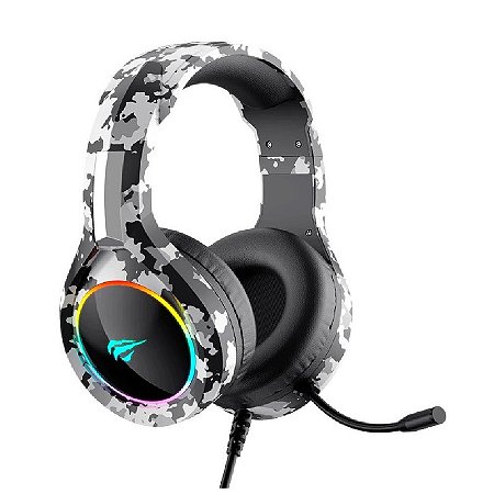 Fone Headset Gamer P2 Havit H2232D Camuflado 2xP2 Sound 7.1