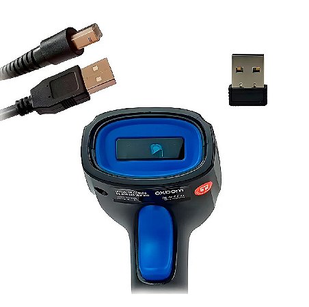 Leitor Codigo Barras Sem Fio Exbom LCB-S600A