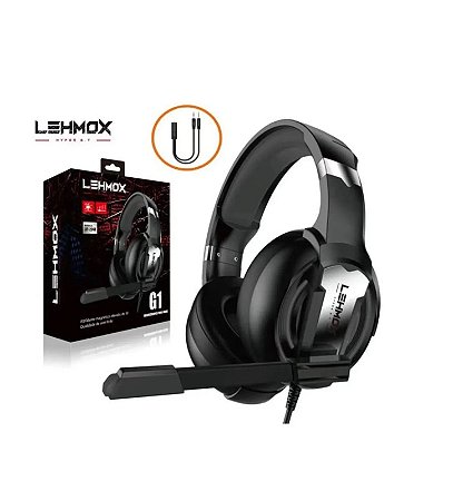 Fone Headset Gamer P3 Lehmox LEY-2248 Preto