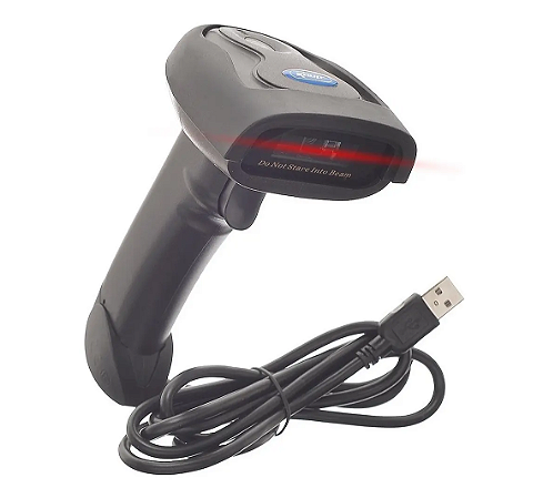 Leitor Código Barras USB Knup KP-1027 EAN e Bol 1D 2D Tela