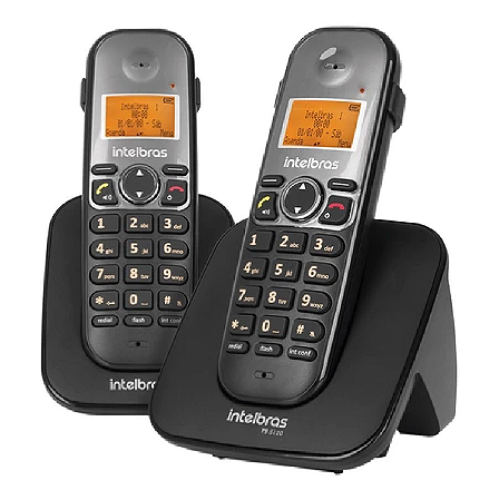 Telefone Sem Fio Intelbras TS5122 - Base 5120 + 01 Ramal
