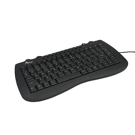 Teclado Mini USB Knup KP-2008 Ergonomico Preto