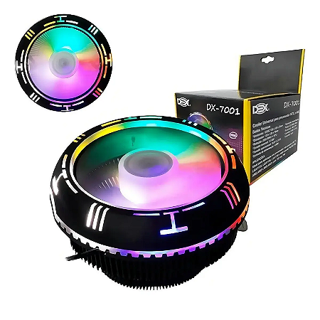 Cooler Gamer Processador Univ Dex DX-7001 RGB