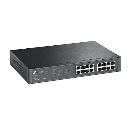 Switch Rede 16p Tplink TL-SG1016PE c/ 8 portas POE+ 1000mbps