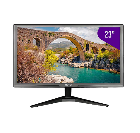 Monitor Led 23" Skul Office Led 5ms Hdmi VGA