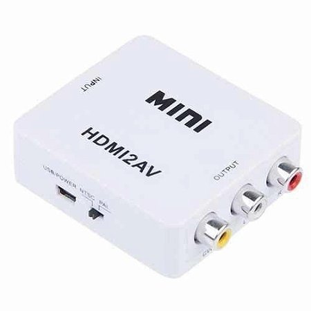 Conversor Vídeo RCA e Saída HDMI