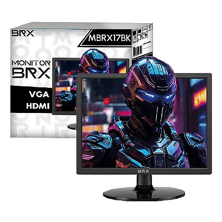 Monitor Led 17" BRX MBRX17BK Vga / Hdmi 75hz