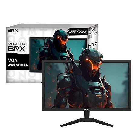 Monitor Led 23" BRX MBRX23BK Vga / Hdmi 75hz Full HD