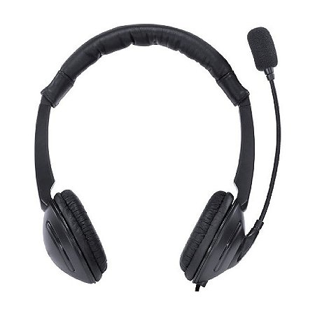 Fone Headset USB Vinik Office Corp Duo VK390 Preto