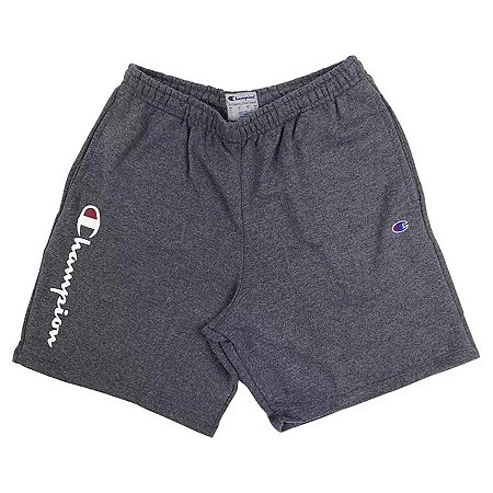 BERMUDA CHAMPION FLEECE SCRIPT VERTICAL INK GRANITE