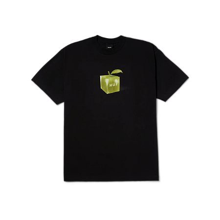 CAMISETA HUF APPLE BOX PRETO
