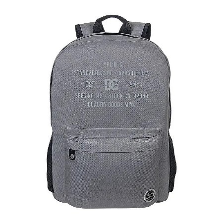MOCHILA ESPORTIVA DC STANDARD ISSUE CINZA