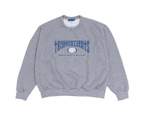 MOLETOM TROPICALIENTS CLASSIC CINZA MESCLA