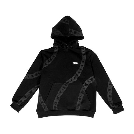 MOLETOM HIGH CHAIN PRETO