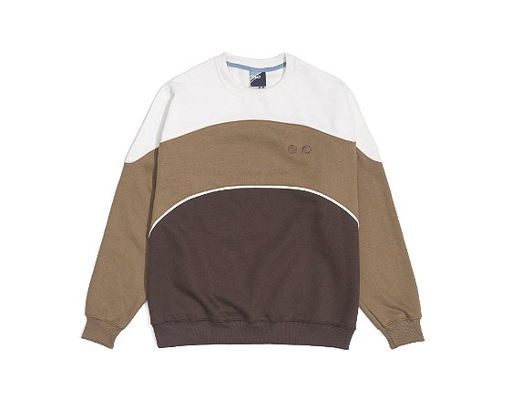 MOLETOM CREWNECK ÖUS FRAGMENTO CHOCOLATE