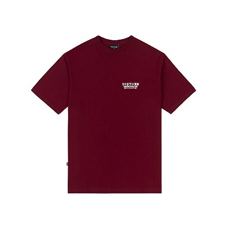 CAMISETA DISTURB BALL PEN BORGONHA