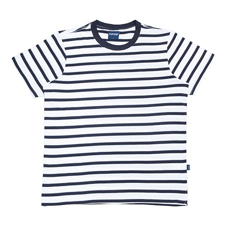 CAMISETA TUPODE LISTRADA LAR BRANCO PB