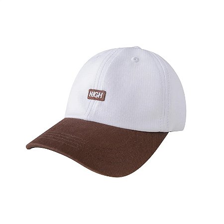 BONÉ HIGH 6 PANEL RIPSTOP PATCH BRANCO