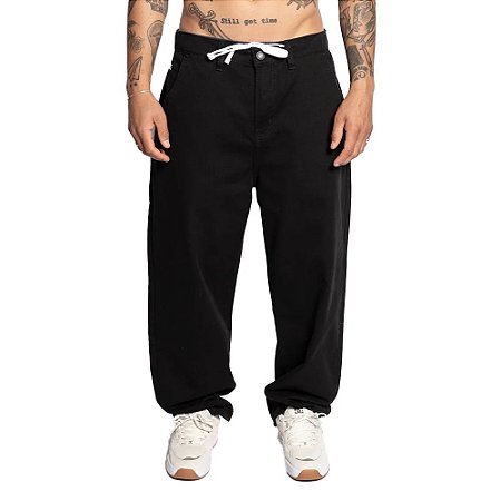 CALÇA DC SHOES WORKER BAGGY TWILL PRETA