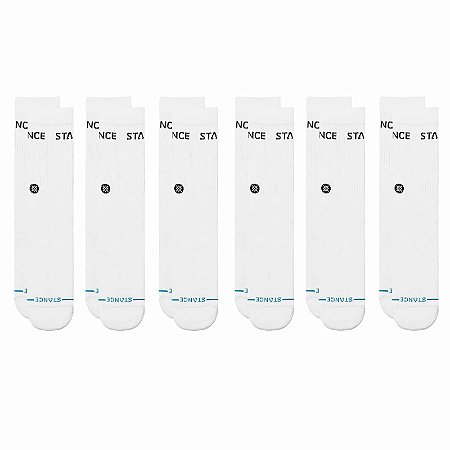PACK MEIA STANCE ORIGIN 6 PACK CREW BRANCA