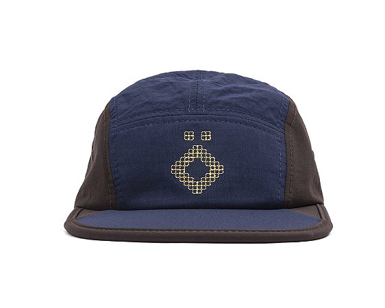 BONÉ ÖUS 5 PANEL PORTÃO AZUL MARROM