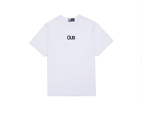 CAMISETA ÖUS SEMI LOGO DESGASTE BRANCA