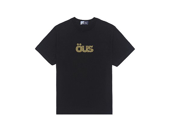 CAMISETA ÖUS SEMI LOGO BARROCO PRETA