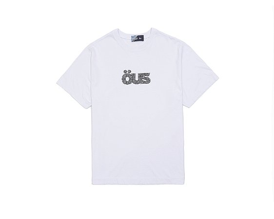 CAMISETA ÖUS SEMI LOGO BARROCO BRANCA