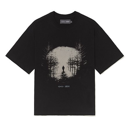 CAMISETA QC HIGH OVERVIEW PRETA