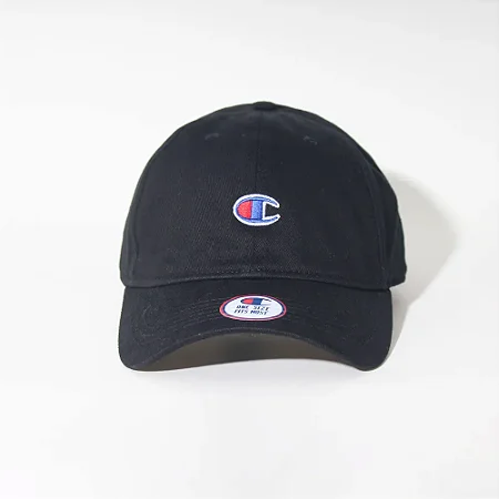 BONÉ CHAMPION BASEBALL SIX ABA CURVA C LOGO PRETO