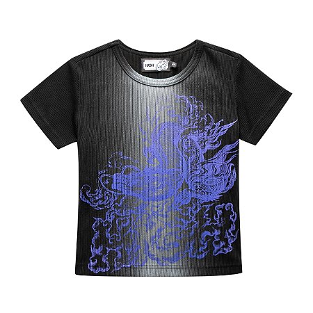 CAMISETA FEMININA HIGH SHEI PRETA