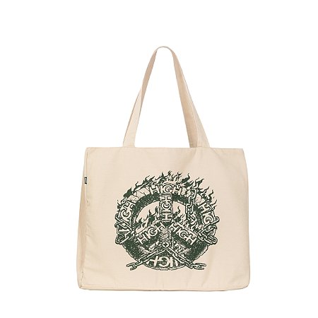 BOLSA HIGH TOTE BAG CHAIN BEGE