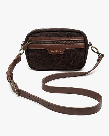 BOLSA CARDAPÊ MINUANO LEOPARD MARROM