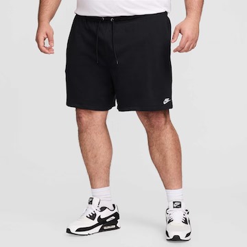 SHORTS NIKE CLUB FLOW PRETO