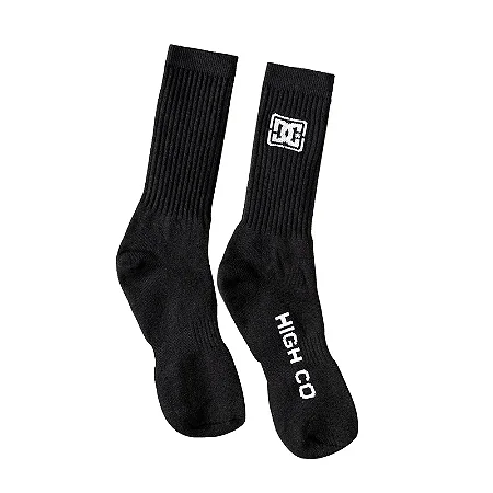 MEIA HIGH X DC PRETA