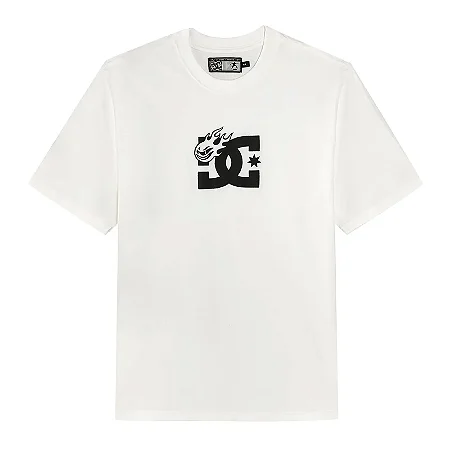 CAMISETA HIGH X DC BOX LOGO BRANCA