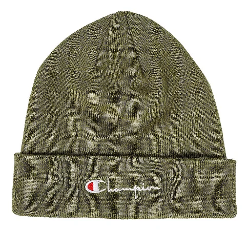 GORRO CHAMPION WITH CUFF VERDE OLIVA