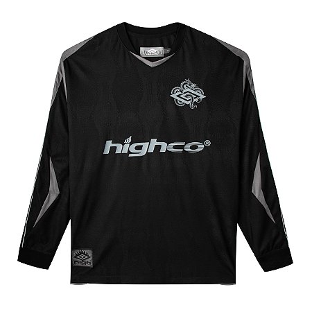 CAMISETA MANGA LONGA HIGH X UMBRO JERSEY PRETA