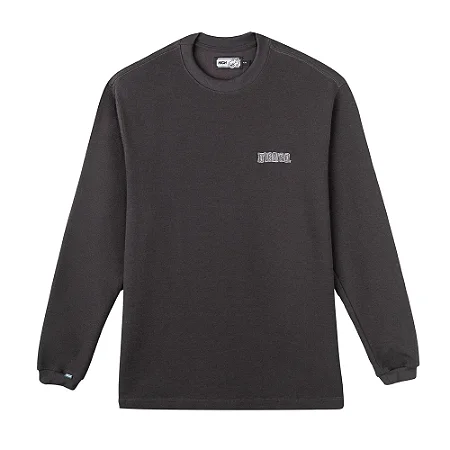 CAMISETA MANGA LONGA HIGH DOTZ CINZA