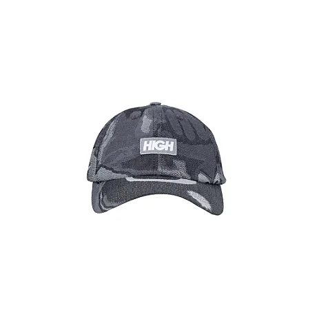 BONÉ HIGH 6 PANEL JACQUARD PRETO