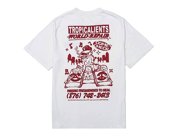 CAMISETA TROPICALIENTS SERVICE BRANCA