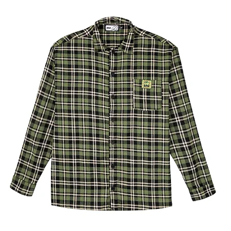 CAMISA HIGH ORBIT PLAID BUTTON