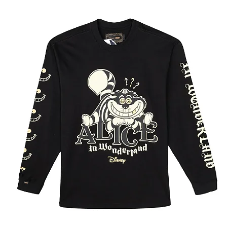 CAMISETA MANGA LONGA HIGH CHESHIRE PRETA
