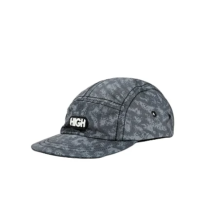 BONÉ HIGH 5 PANEL STATIC CAMO