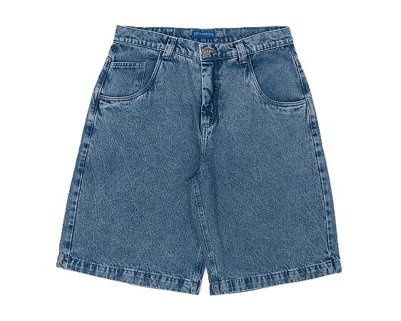 BERMUDA TROPICALIENTS JEANS USED BLUE AZUL