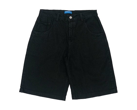 BERMUDA TROPICALIENTS JEANS TOTAL BLACK PRETA