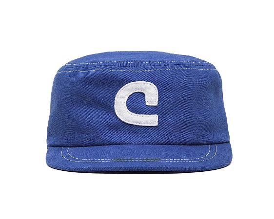 BONÉ CARDAPÊ PILL BOX AZUL