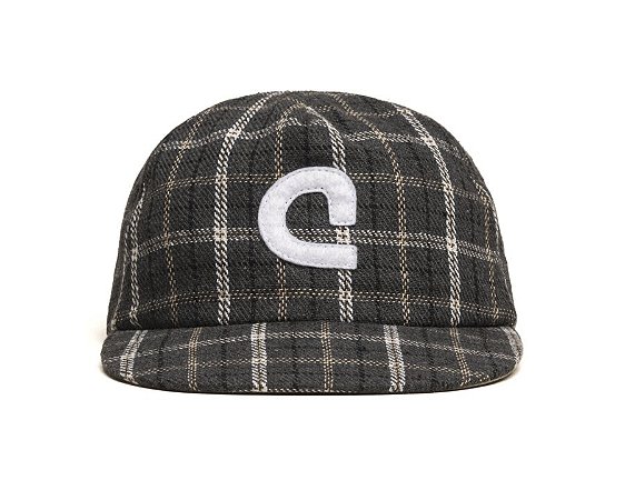 BONÉ CARDAPÊ TRUCKER XADREZ CINZA