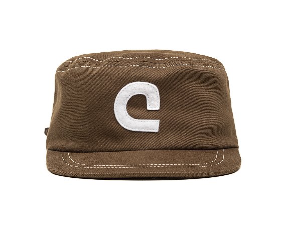 BONÉ CARDAPÊ PILL BOX MARROM